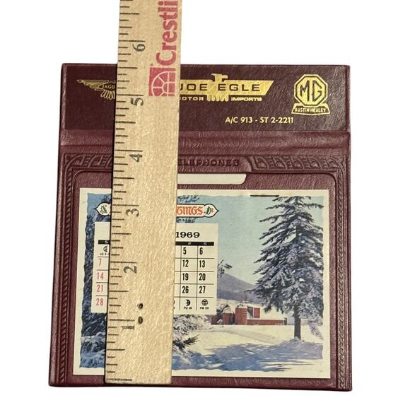 VTG 1970 Jaguar MG Austin Healey Calendar Motor Imports Olathe Kansas Joe Egle - Picture 7 of 9